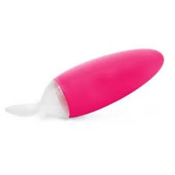 Biberon cuillère en silicone pour bébés Rose