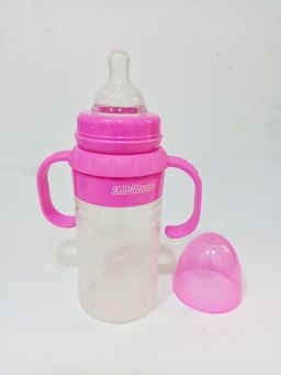 KidsHeaven Biberon avec poignées 250ml Rose