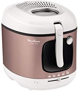 Moulinex Mega friteuse 2100 W Blanc et Marron AM481010