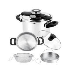 Elseb Cocotte 7 Litres – 8 pièces Inox 18/10