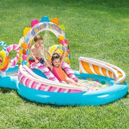 Intex piscine aire de jeux royaume des bonbons 57149