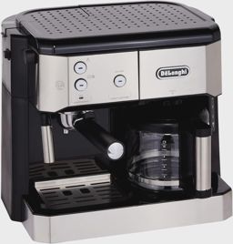 Delonghi machine à café cafétiere métallique 2en1 BCO421.S