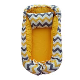 Bebekevi Lit de couchage pour bébé Jaune bevi 1035
