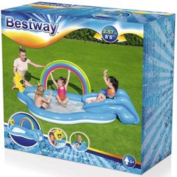 Bestway Piscine et aire de jeux 2.57mX1.45mX91cm 53092