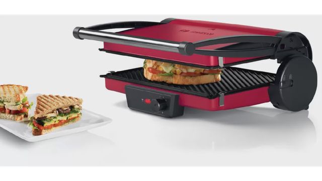 Bosch Grill à viande Rouge TCG4104