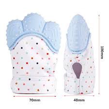 BABYJEM Gant de dentition en silicone