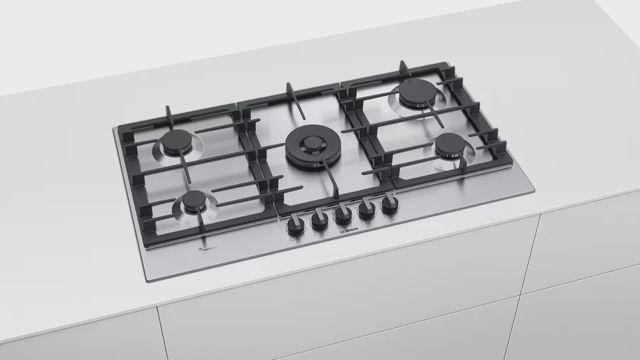 BOSCH Plaque de cuisson 90 cm INOX PCR9A5B90M