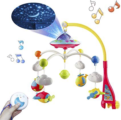 Huanger Cloche de lit de bébé mobile