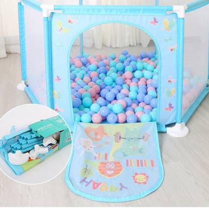 Parc pour bébé en bleu+ 6 mois