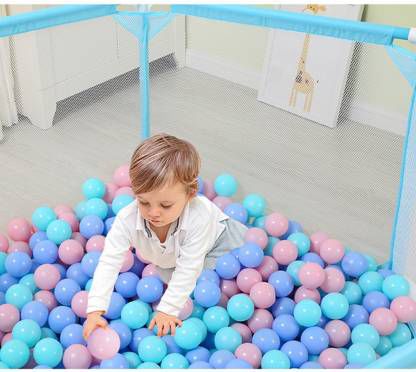 Parc pour bébé en bleu+ 6 mois