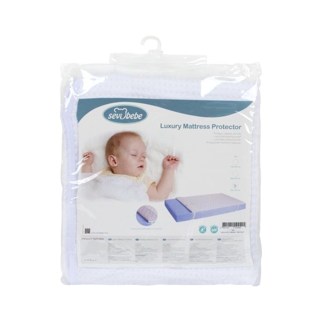 Sevibebe Drap protecteur de matelas de luxe 70X100cm