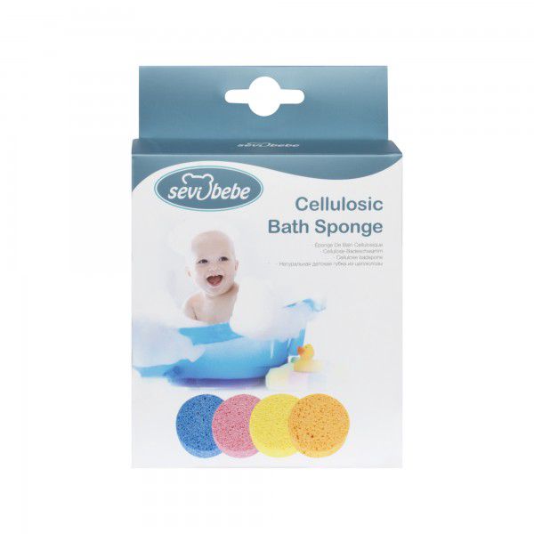 Sevibebe Éponge de bain en cellulose