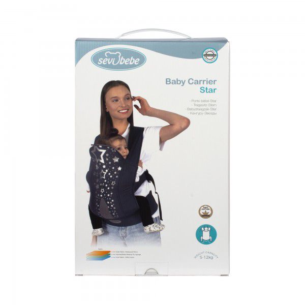Sevibebe Porte-Bébé Kangourou de luxe  Bleu marine