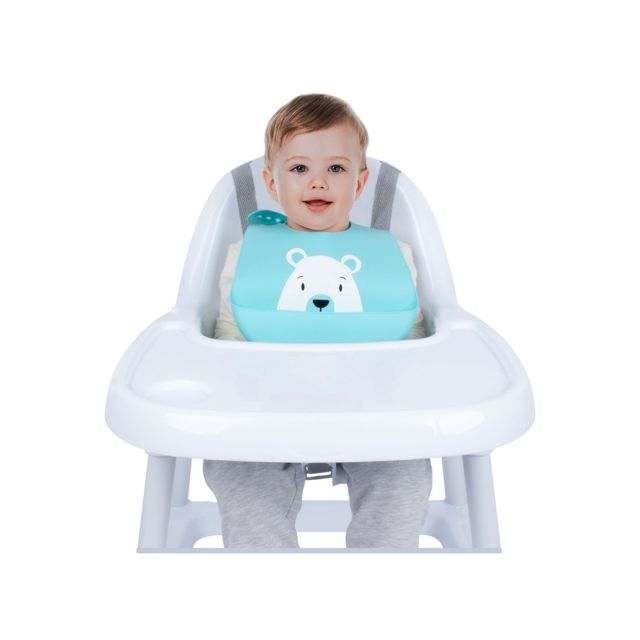 Sevibebe Bavoir en silicone pour bébé