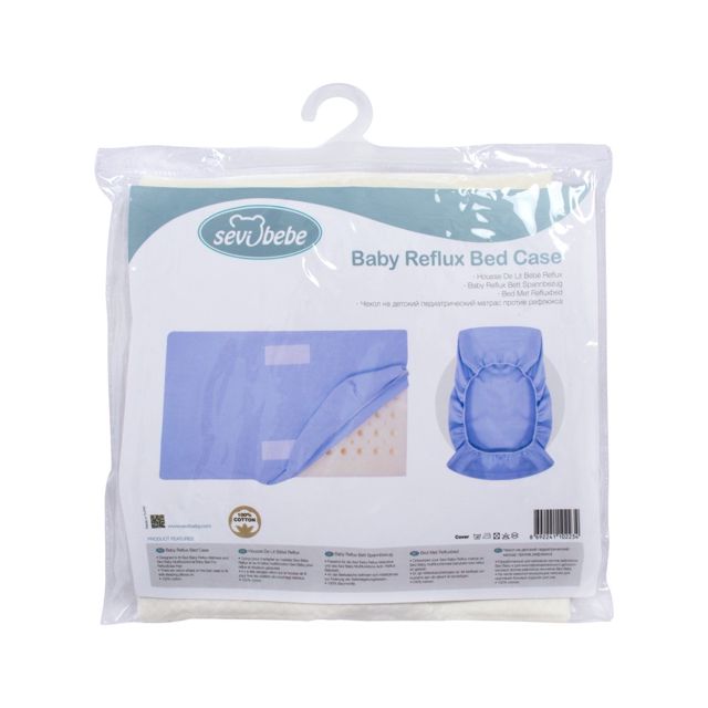 Sevibebe Housse de matelas à reflux