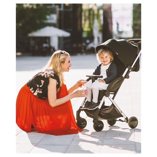 Poussette sport simple Noir FreeON