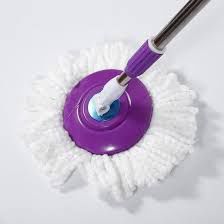 Seau essoreur et balais microfibre Violet