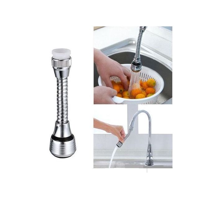 Daluxe Douchette flexible 360° - Acier Inoxydable