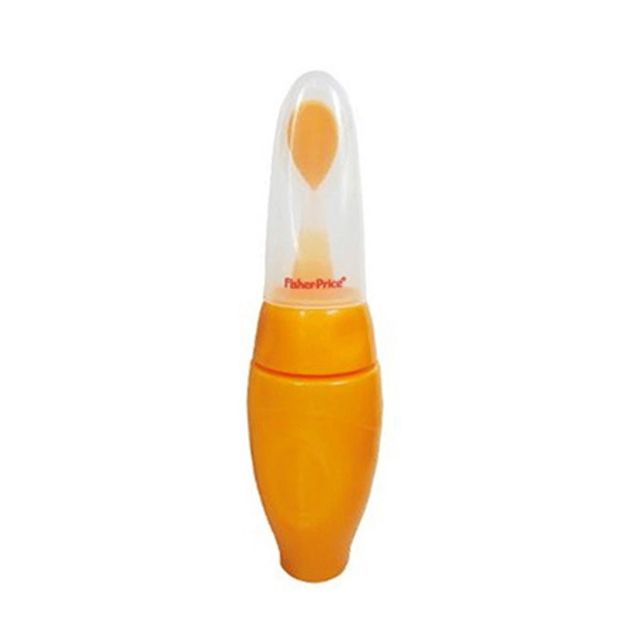 Biberon cuillère en silicone pour bébés Orange
