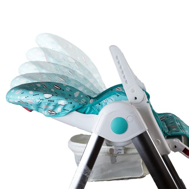 Pingouin Chaise haute Multi-positions vert