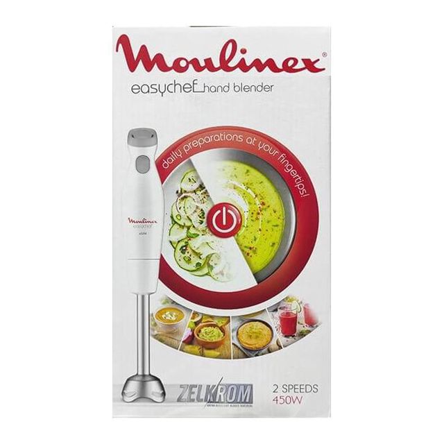 Moulinex Mixeur Plongeant Easychef Dd452110 Blanc