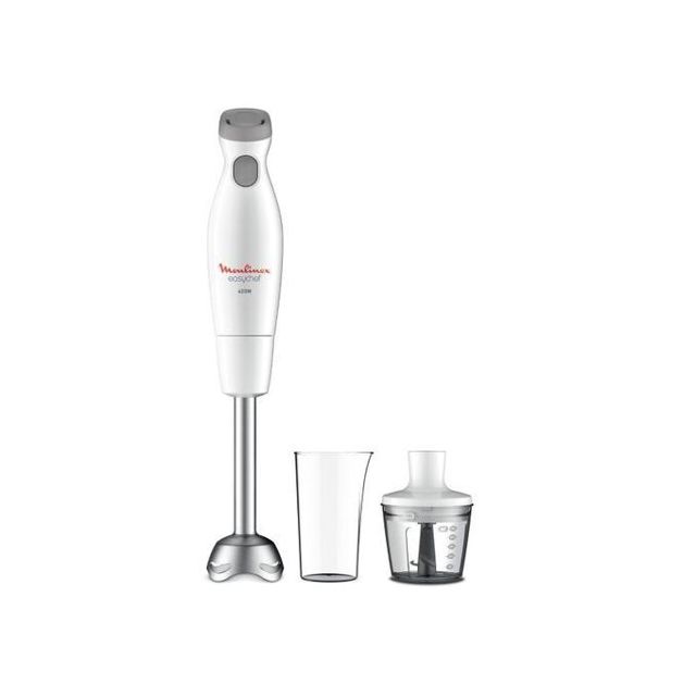 Moulinex Mixeur Plongeant Easychef Dd452110 Blanc