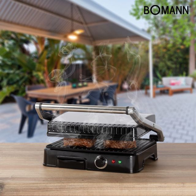 Bomann panineuse contac 2000 W Grill de contact KG 2242 CB