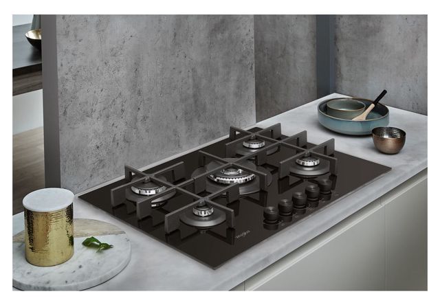 Whirlpool Plaque de cuisson 73 CM 5Feux AKW7523NB