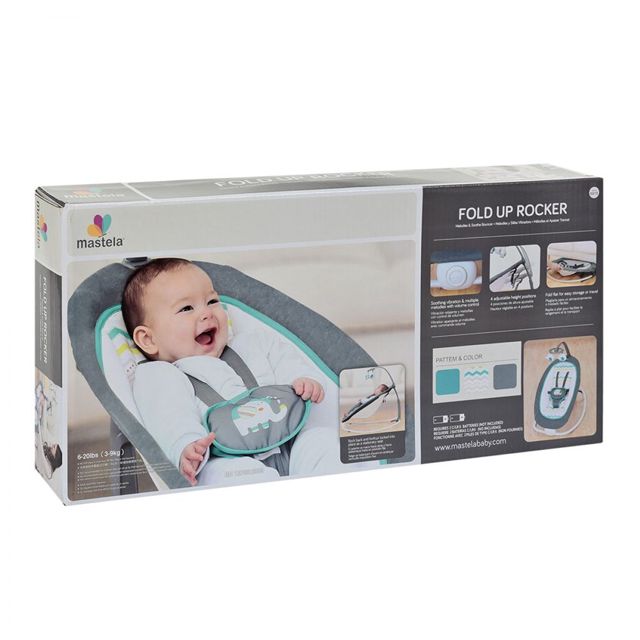MASTELA fold up rocker transat bébé 6915