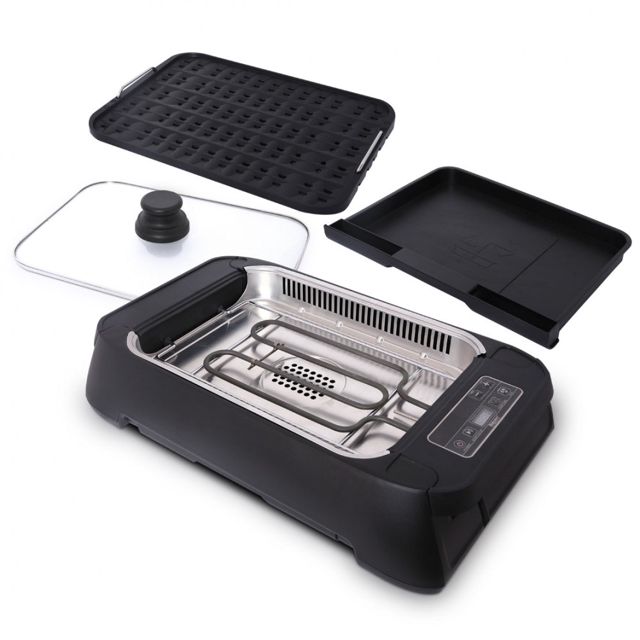 Balzano Grill électrique couvercle en verre KYS-816D