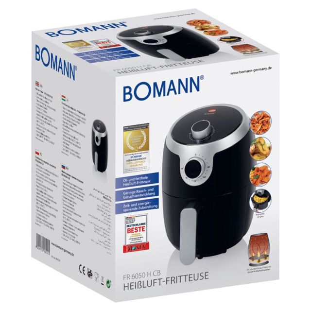 Bomann Friteuse Sans Huile FR6050HCB 1,8 L