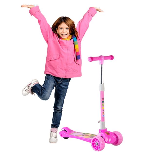 Trottinette Fillette Princesse sofia Rose 2a 7ans