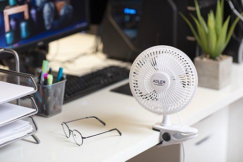 Adler AD 7317 Ventilateur 15 cm avec clip et socle