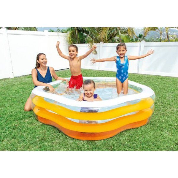 Intex 56495NP Piscine Swim Center 185x180x53cm