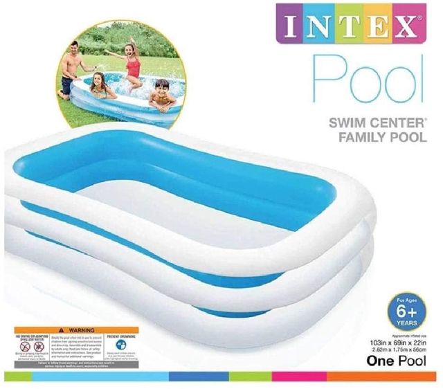 Intex 56483 piscine Swim Center 262x175x56cm