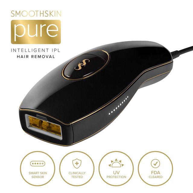 SmoothSkin Pure Black Épilateur ipl Flash illimités