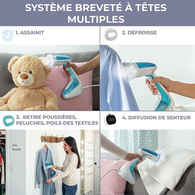 Calor DT9530C0 Pure Tex Défroisseur vapeur 4en1