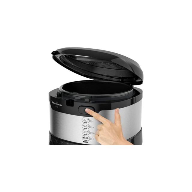 Moulinex friteuse à l'huile 1.8L 1kg Noir Gris Af215D10