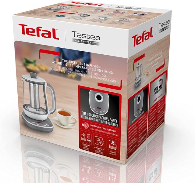 Tefal Théière Tastea machine à thé 1.5litre bj551b1