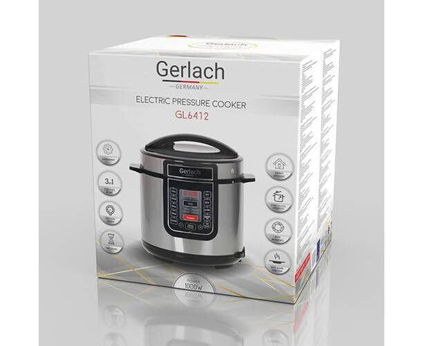 Gerlach Autocuiseur Électrique Multifonction GL6412