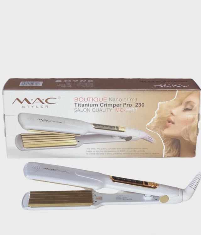 Mac lisseur de cheveux titanium crimper pro MC-5501
