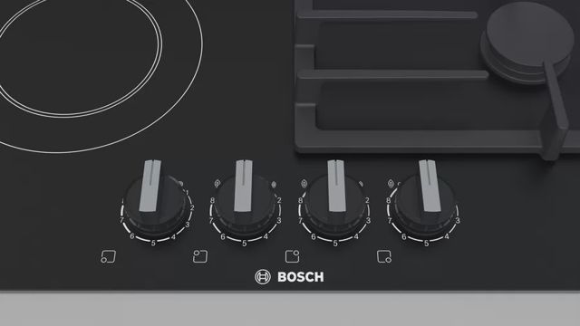 Bosch Table cuisson mixte gaz élec PRY6A6B70Q