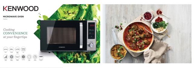 Kenwood four à micro ondes 25L avec grill MWM25