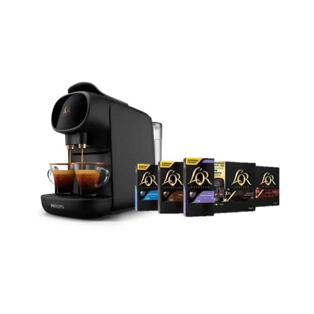 PHILIPS Cafétière l’or barista SUBLIME et 50 capsules LM9012