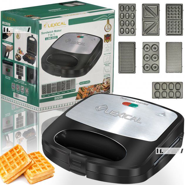 Lexical panineuse gaufrier 7 en 1 Lexical LSM-2533