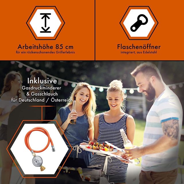ProfiCook Barbecue à gaz PC-GG 1219