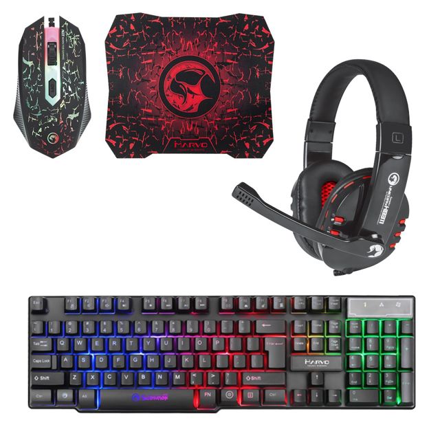 Marvo Kit Combo Gaming Gamer Scorpion Cm370