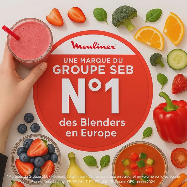 Moulinex blender mixeur 800w 1.75L LM439D10