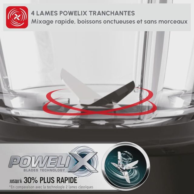 Moulinex blender mixeur 800w 1.75L LM439D10