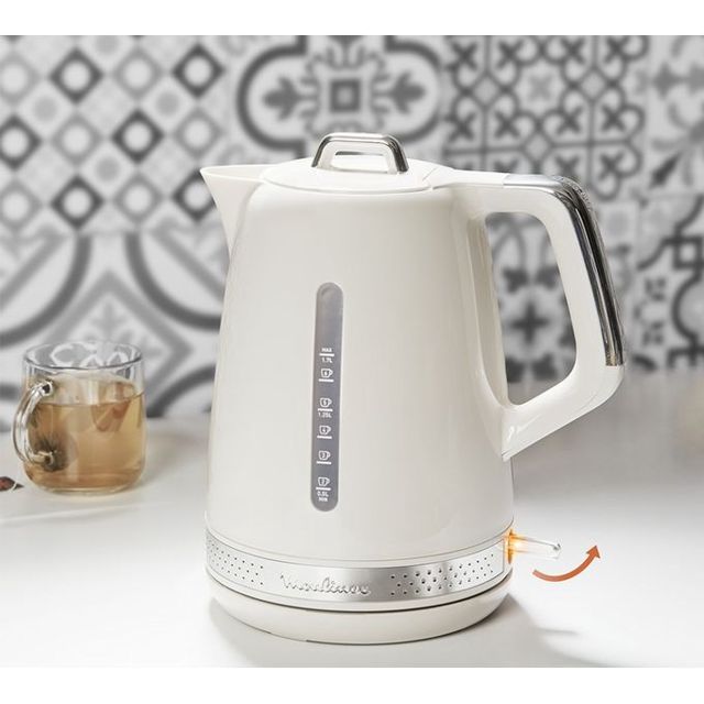 Moulinex bouilloire soleil blanc 1.7L 2400w By320A10